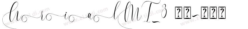 ArialMT_3 常规字体转换